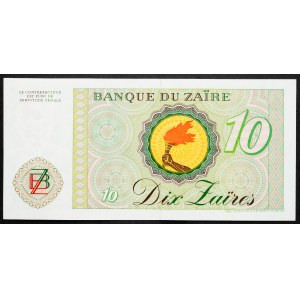 Democratic Republic of the Congo, 10 Zaires 1982