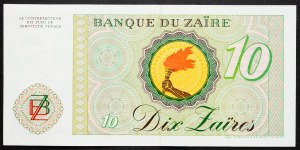 République démocratique du Congo, 10 Zaïres 1982