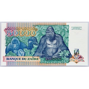 Democratic Republic of the Congo, 50000 Zaires 1991