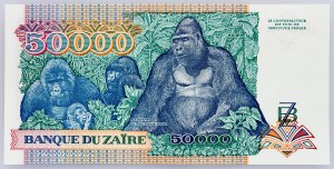 Demokratische Republik Kongo, 50000 Zaires 1991