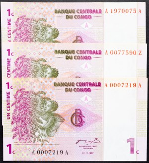 Democratic Republic of the Congo, 1 Centime 1997