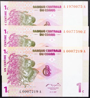 République démocratique du Congo, 1 centime 1997