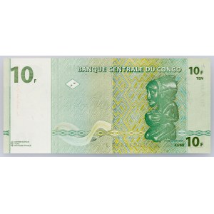 Democratic Republic of the Congo, 10 Francs 1997