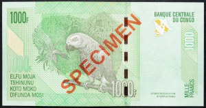 Demokratische Republik Kongo, 1000 Francs 2005