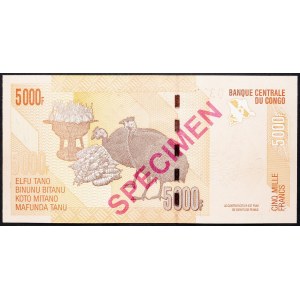 Democratic Republic of the Congo, 5000 Francs 2005