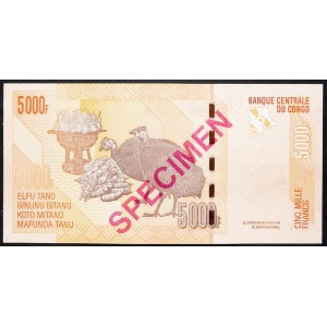 Democratic Republic of the Congo, 5000 Francs 2005