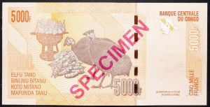 Democratic Republic of the Congo, 5000 Francs 2005