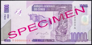 Demokratische Republik Kongo, 10000 Francs 2006