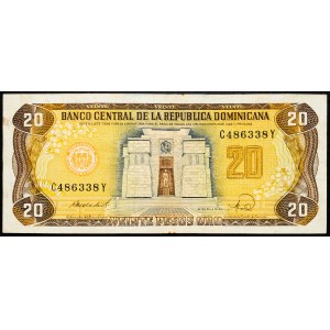 Dominican republic, 20 Pesos Oro 1988