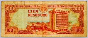 Dominikánska republika, 100 pesos Oro 1990