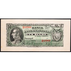 Ecuador, 1 Sucre 18xx