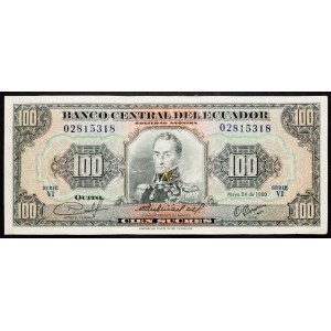 Ecuador, 100 Sucres 1980