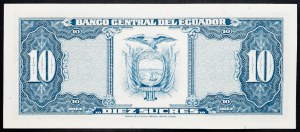 Ecuador, 10 Sucres 1983