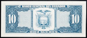 Équateur, 10 Sucres 1983