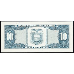 Équateur, 10 Sucres 1988