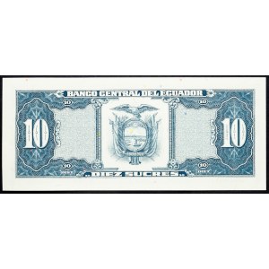 Ecuador, 10 Sucres 1988
