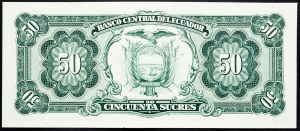 Équateur, 50 Sucres 1988