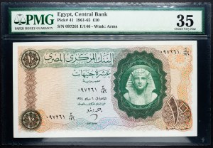 Ägypten, 10 Pfund 1961-1965