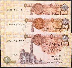 Egypt, 1 Pound 1978-2008