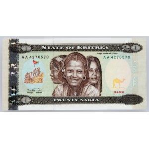 Eritrea, 20 Nakfa 1997