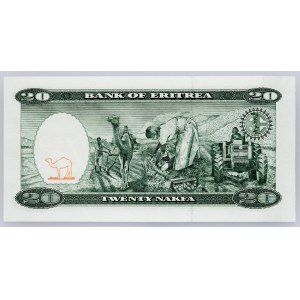 Eritrea, 20 Nakfa 1997