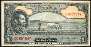 Etiopia, 1 dollaro 1945
