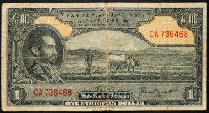 Éthiopie, 1 dollar 1945