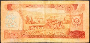 Éthiopie, 10 Birr 1976