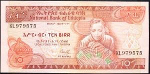 Ethiopia, 10 Birr 1991