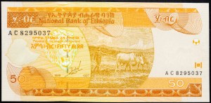 Etiópia, 50 birr 1997