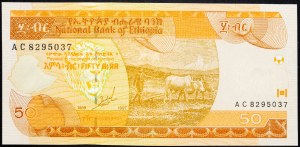 Etiopie, 50 birrů 1997
