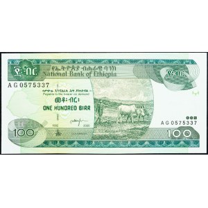 Ethiopia, 100 Birr 2000