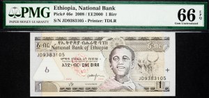 Etiopia, 1 Birr 2008