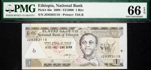 Ethiopia, 1 Birr 2008