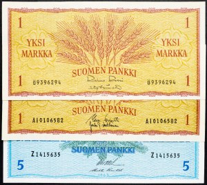 Finland, 1, 5 Markkaa 1963