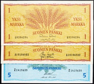 Finlandia, 1, 5 Markkaa 1963