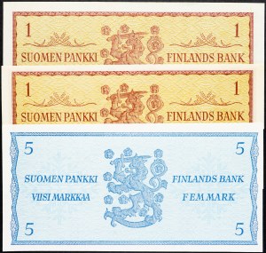 Finnland, 1, 5 Markkaa 1963