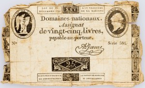 Francja, 25 Livres 1791