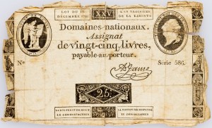 Francie, 25 Livres 1791