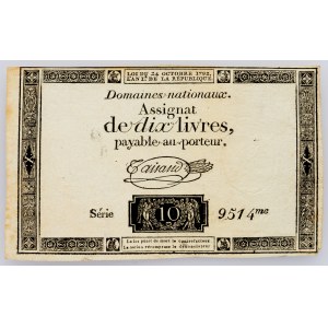 France, 10 Livres 1792