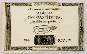 Francie, 10 Livres 1792