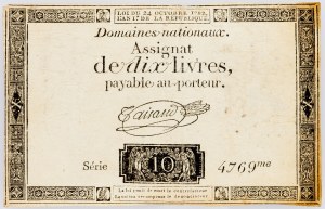 Francja, 10 Livres 1792