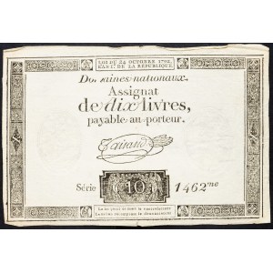 France, 10 Livres 1792