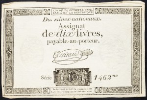 Frankreich, 10 Livres 1792