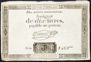 Francja, 10 Livres 1792