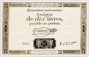 Frankreich, 10 Livres 1792