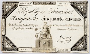 Francja, 50 Livres 1792