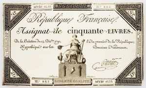 Francúzsko, 50 Livres 1792