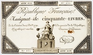 France, 50 Livres 1792