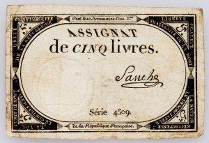 Francie, 5 Livres 1793